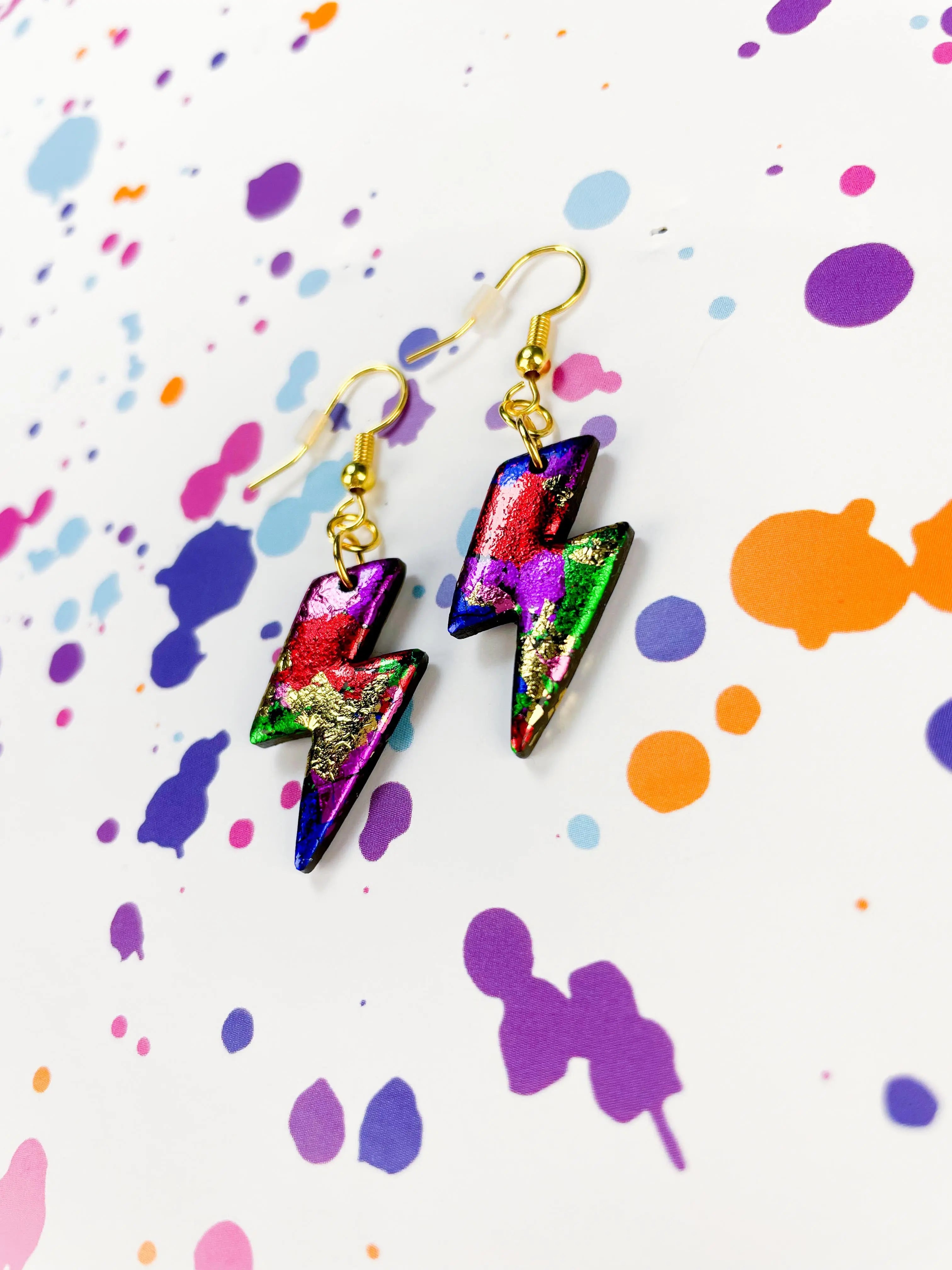 Lightning bolt earrings on sale claire's