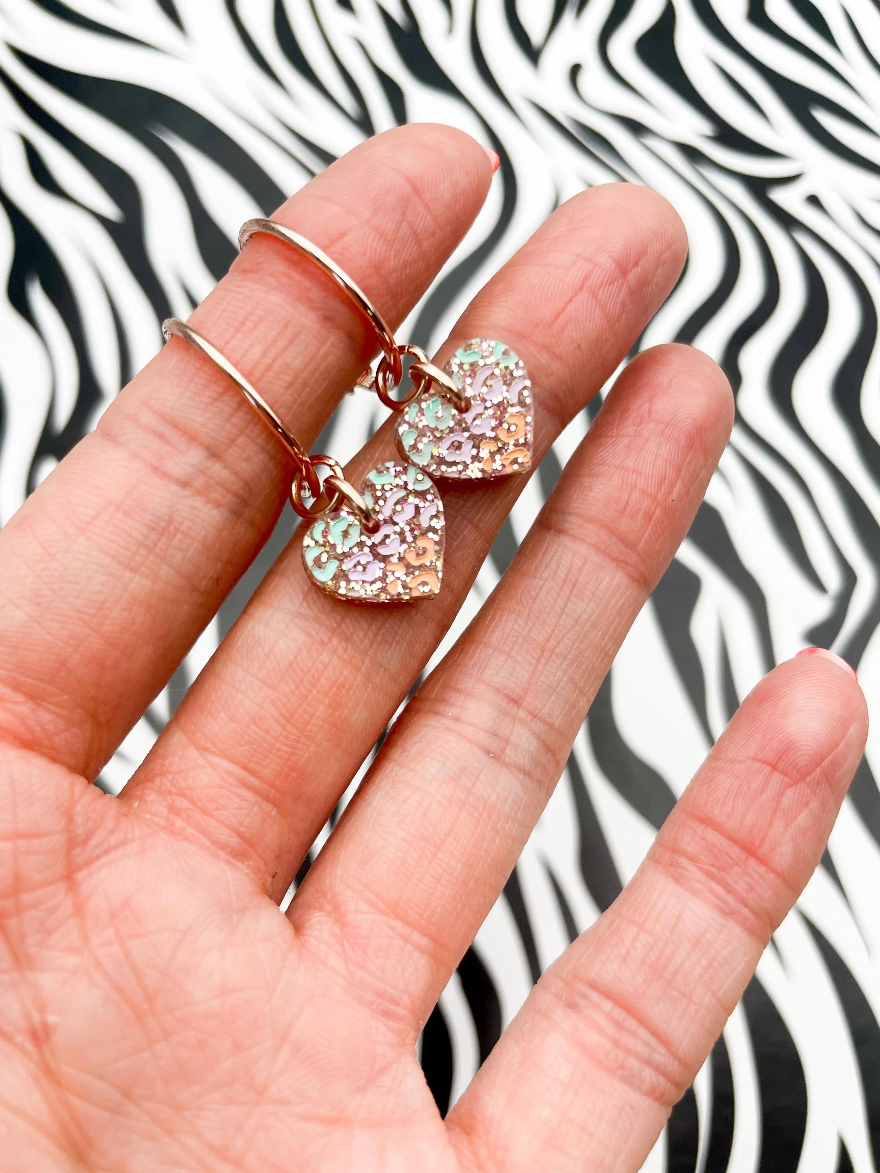 Mini Southwestern Heart Earrings | Marlo Laz